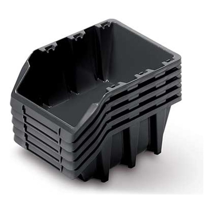 5 Hängeboxen 198 × 118 × 84 mm für Werkzeugwand