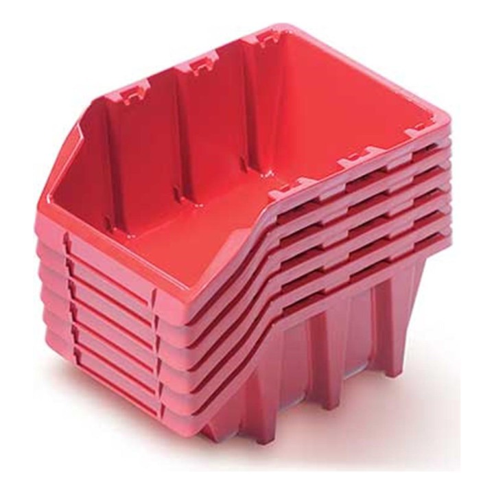 6 Hängeboxen 249 × 158 × 114 mm für Werkzeugwand