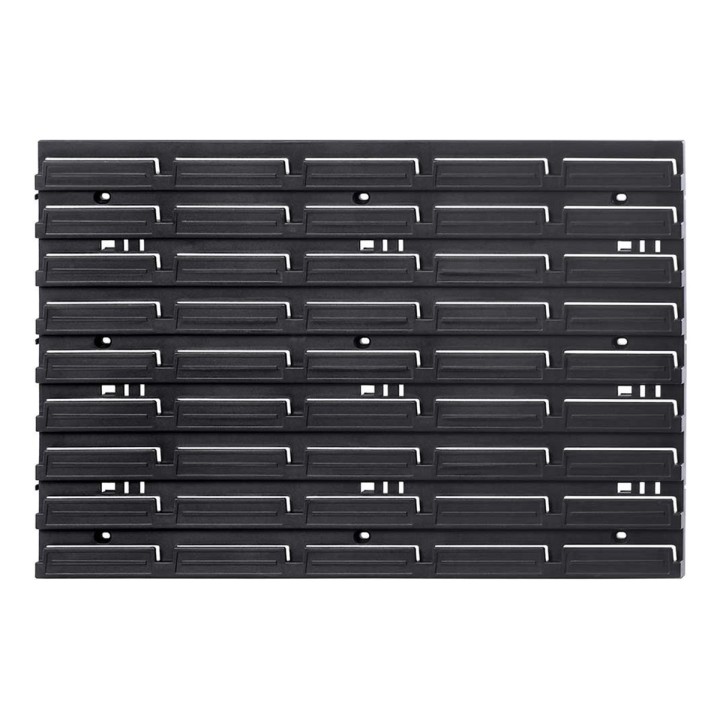 Werkzeugwand-Paneel 576 × 390 mm schwarz