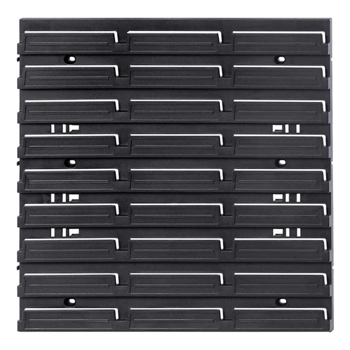 Werkzeugwand-Paneel 386 × 390 mm schwarz