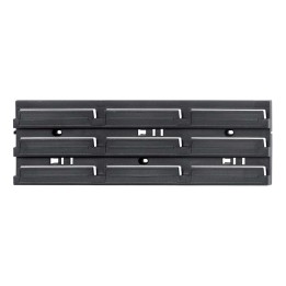 Werkzeugwand-Paneel flach 386 × 130 mm schwarz