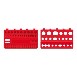Ablage für Werkzeugwand 190 × 111 mm, 2 Stück, rot