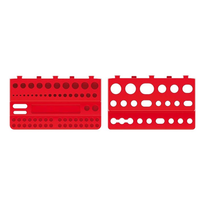 Ablage für Werkzeugwand 190 × 111 mm, 2 Stück, rot