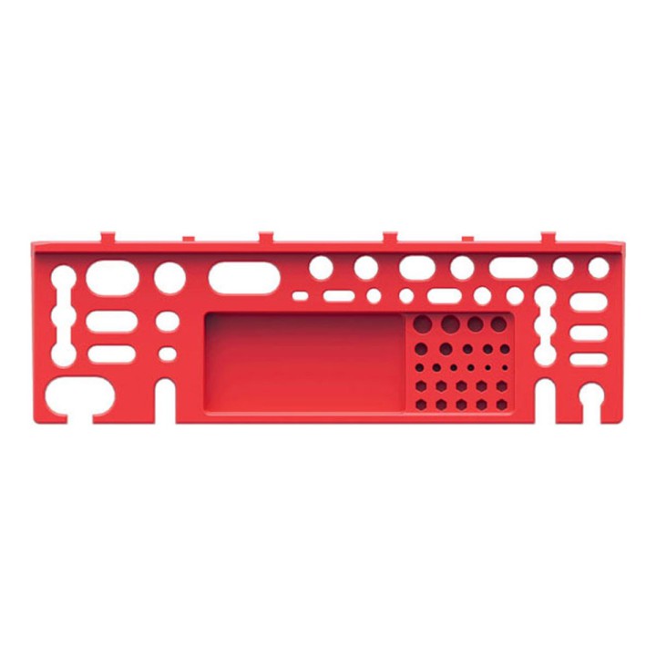 Ablage für Werkzeugwand 384 × 125 mm, 2 Stück, rot