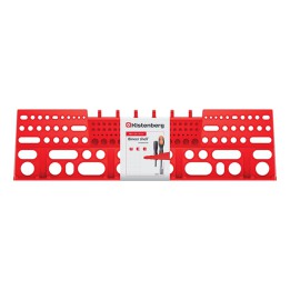Ablage für Werkzeugwand 580 × 158 mm, rot