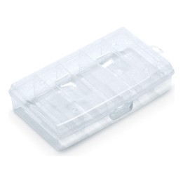 Sortimentskasten transparent mit Fächern 198 × 117 × 45 mm