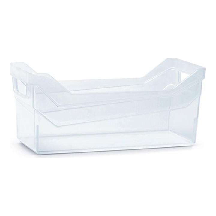 Aufbewahrungsbox transparent 3 L, flach – 279 × 120 × 120 mm
