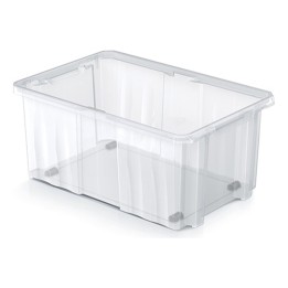 Lagerbox transparent 45 L – 600 × 400 × 265 mm