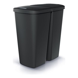 Mülleimer mit 2 Fächern 50 L – 545 × 245 × 565 mm