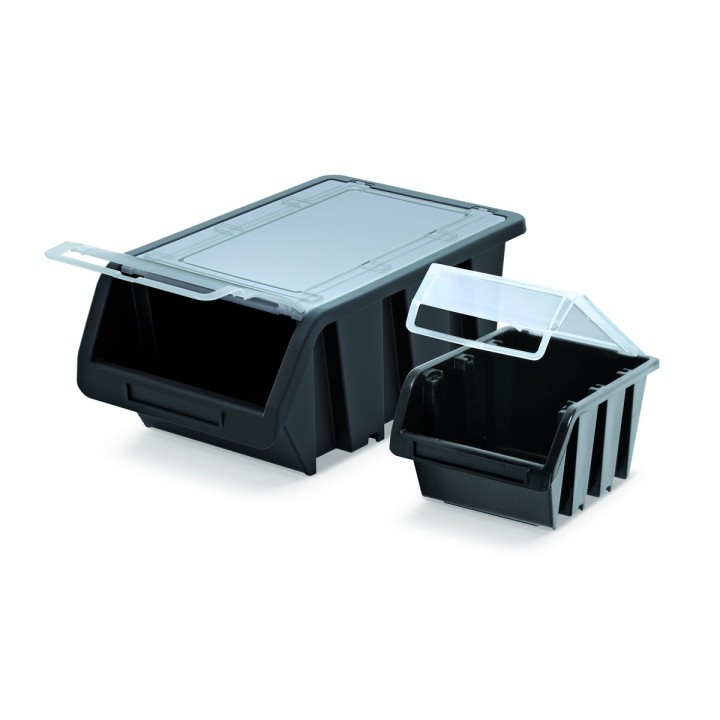 Stapelboxen 195 × 120 × 90 mm – Sichtlagerkästen für Werkstatt & Lager