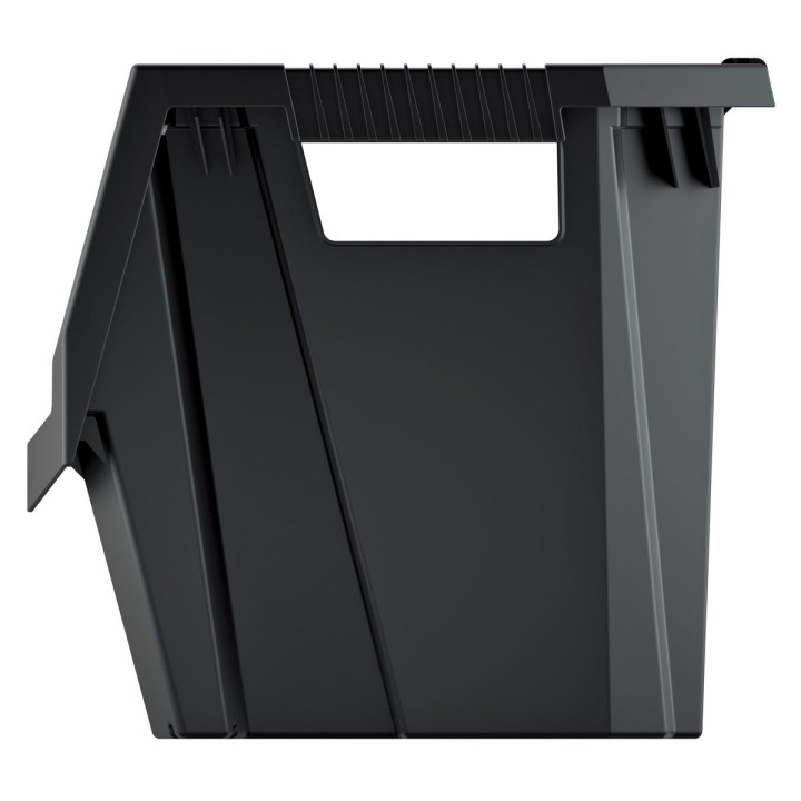 Großer Stapel-Lagerkasten 580 × 380 × 342 mm schwarz