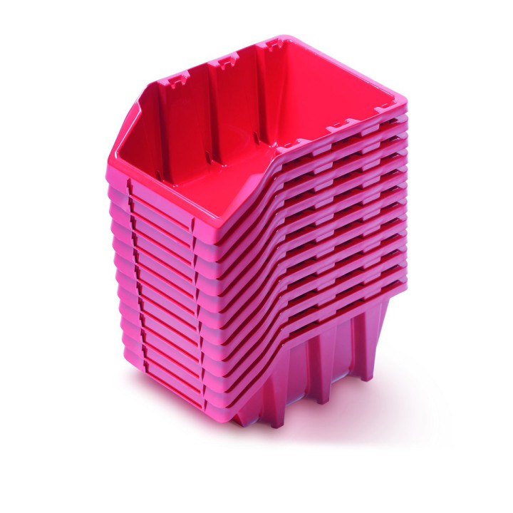 12 Hängeboxen 120 × 77 × 60 mm für Werkzeugwand