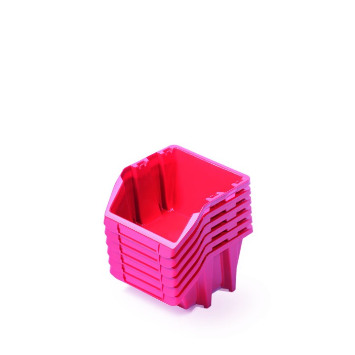 10 Hängeboxen 118 × 98 × 70 mm für Werkzeugwand