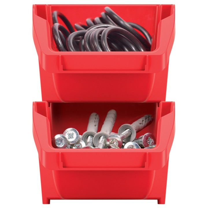 8 Hängeboxen 160 × 98 × 70 mm für Werkzeugwand