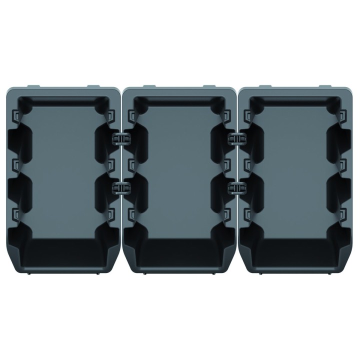 8 Hängeboxen 160 × 98 × 70 mm für Werkzeugwand