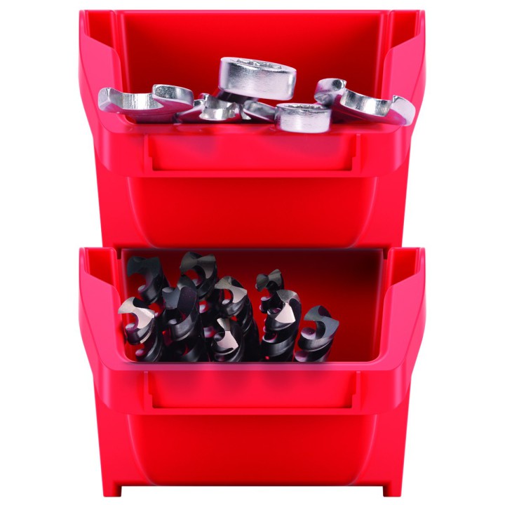 6 Hängeboxen 249 × 158 × 114 mm für Werkzeugwand