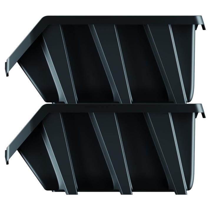 4 Hängeboxen 295 × 198 × 133 mm für Werkzeugwand