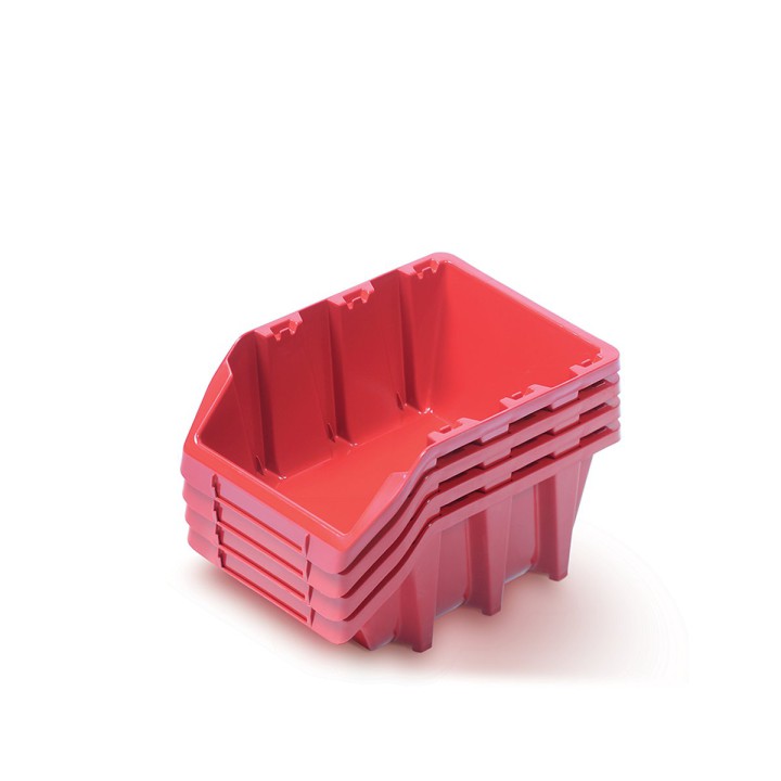 4 Hängeboxen 295 × 198 × 133 mm für Werkzeugwand