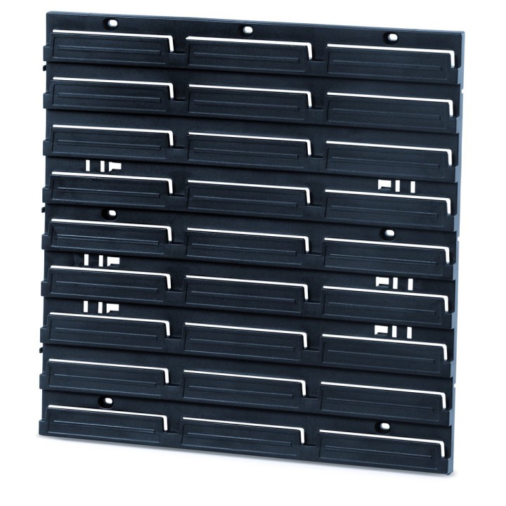 Werkzeugwand-Paneel 386 × 390 mm schwarz