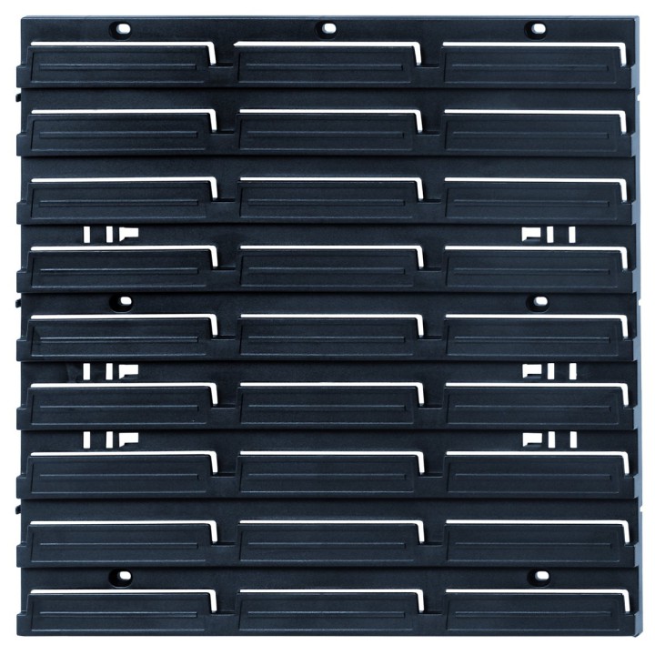 Werkzeugwand-Paneel 386 × 390 mm schwarz