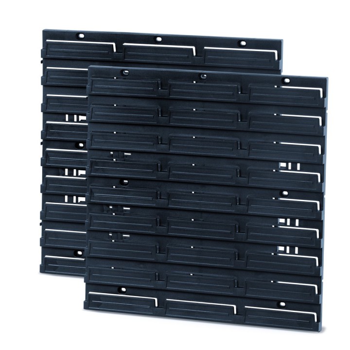Werkzeugwand-Paneel 386 × 390 mm schwarz