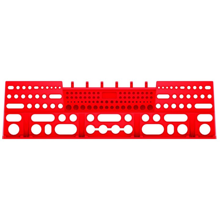 Ablage für Werkzeugwand 580 × 158 mm, rot