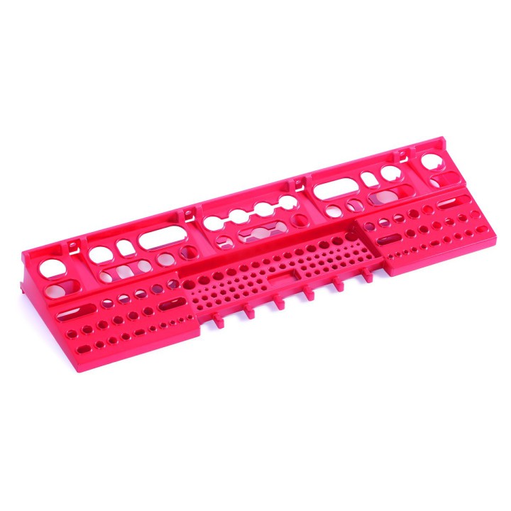 Ablage für Werkzeugwand 580 × 158 mm, rot