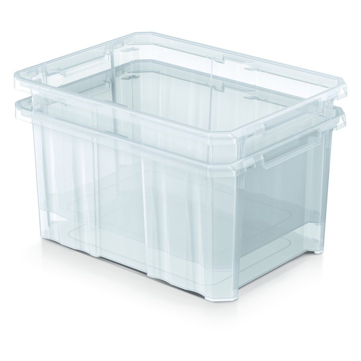 Lagerbox transparent 16 L – 400 × 300 × 200 mm