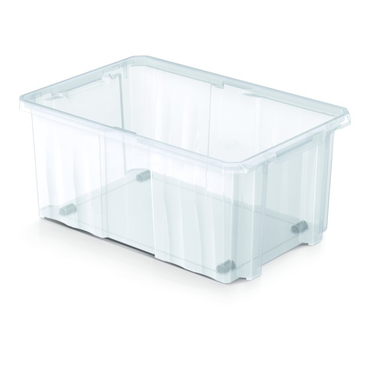 Lagerbox transparent 45 L – 600 × 400 × 265 mm