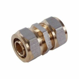PEX Klemmring Kupplung (gerade) – Schraubfitting Messing für Verbundrohr 16 / 20 mm