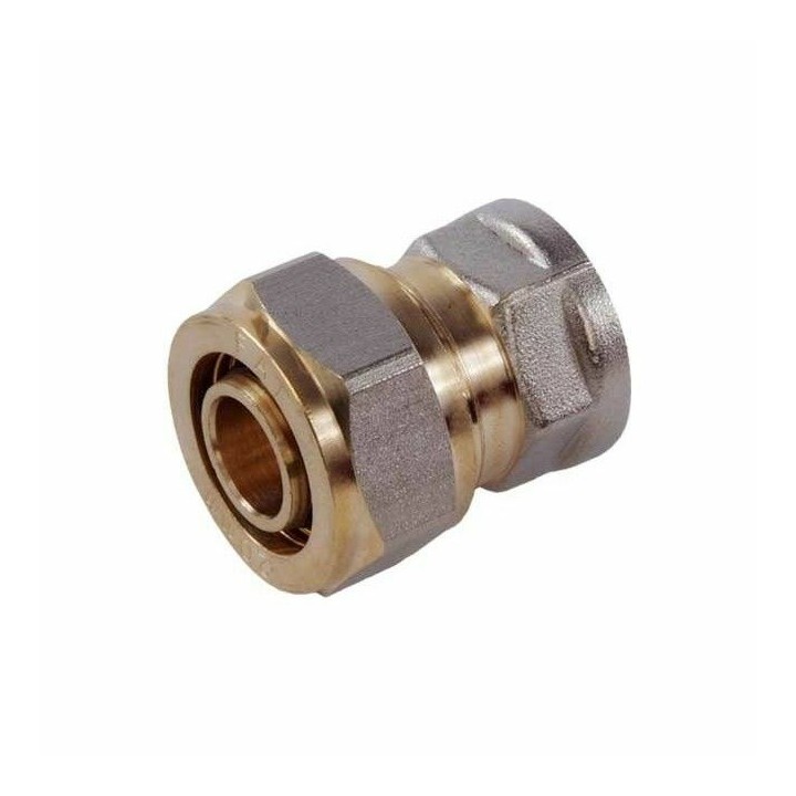 PEX Klemmring Übergang mit Innengewinde – Schraubfitting Messing für Verbundrohr 16 / 20 / 25 mm