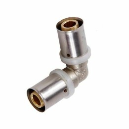 PEX Press Winkel 90° – Pressfitting U-Kontur für Verbundrohr 16 / 20 / 25 mm