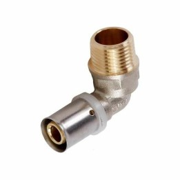 PEX Press Winkel mit Außengewinde – Pressfitting U-Kontur für Verbundrohr 16 / 20 / 25 mm