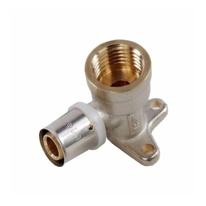 PEX Press Wandwinkel mit Innengewinde – Pressfitting U-Kontur für Verbundrohr 16 / 20 mm