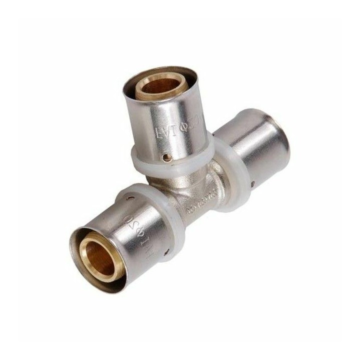PEX Press T-Stück – Pressfitting U-Kontur für Verbundrohr 16 / 20 / 25 mm