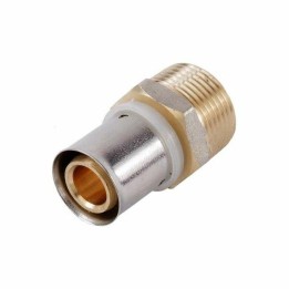 PEX Press Übergang mit Außengewinde – Pressfitting U-Kontur für Verbundrohr 16 / 20 / 25 mm