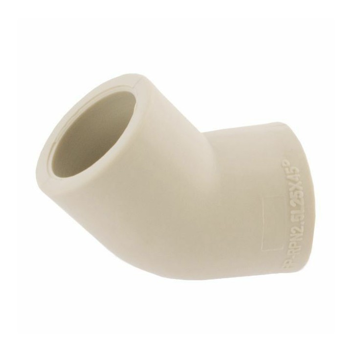 PP-R Winkel 45° – Schweißfitting 16 / 20 / 25 / 32 mm