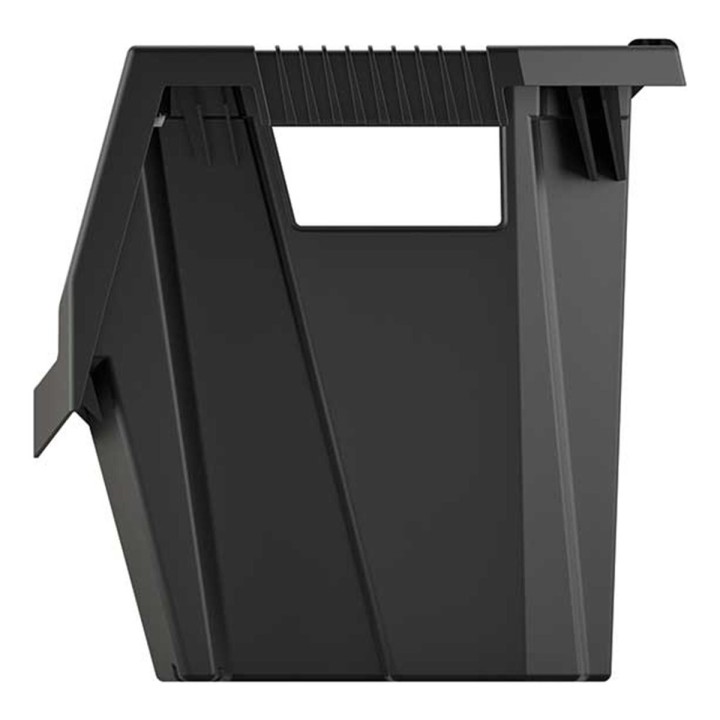 Großer Stapel-Lagerkasten 396 × 290 × 280 mm schwarz