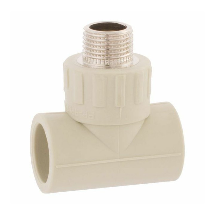 PP-R T-Stück mit Außengewinde – Schweißfitting 20 / 25 mm