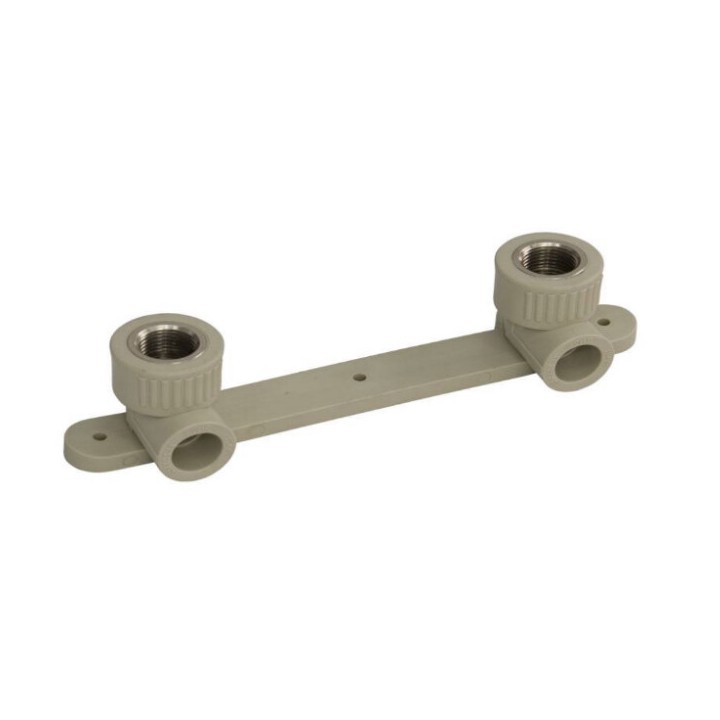 PP-R Montageeinheit 150 mm mit Wandscheiben 20 mm × 1/2"