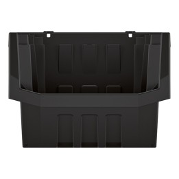 Großer Stapel-Lagerkasten 396 × 380 × 282 mm schwarz