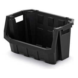 Großer Stapel-Lagerkasten 580 × 380 × 342 mm schwarz