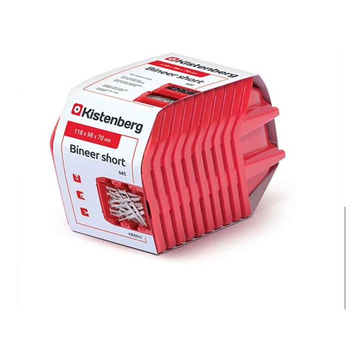 10 Hängeboxen 118 × 98 × 70 mm für Werkzeugwand