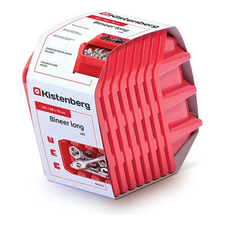 8 Hängeboxen 160 × 98 × 70 mm für Werkzeugwand
